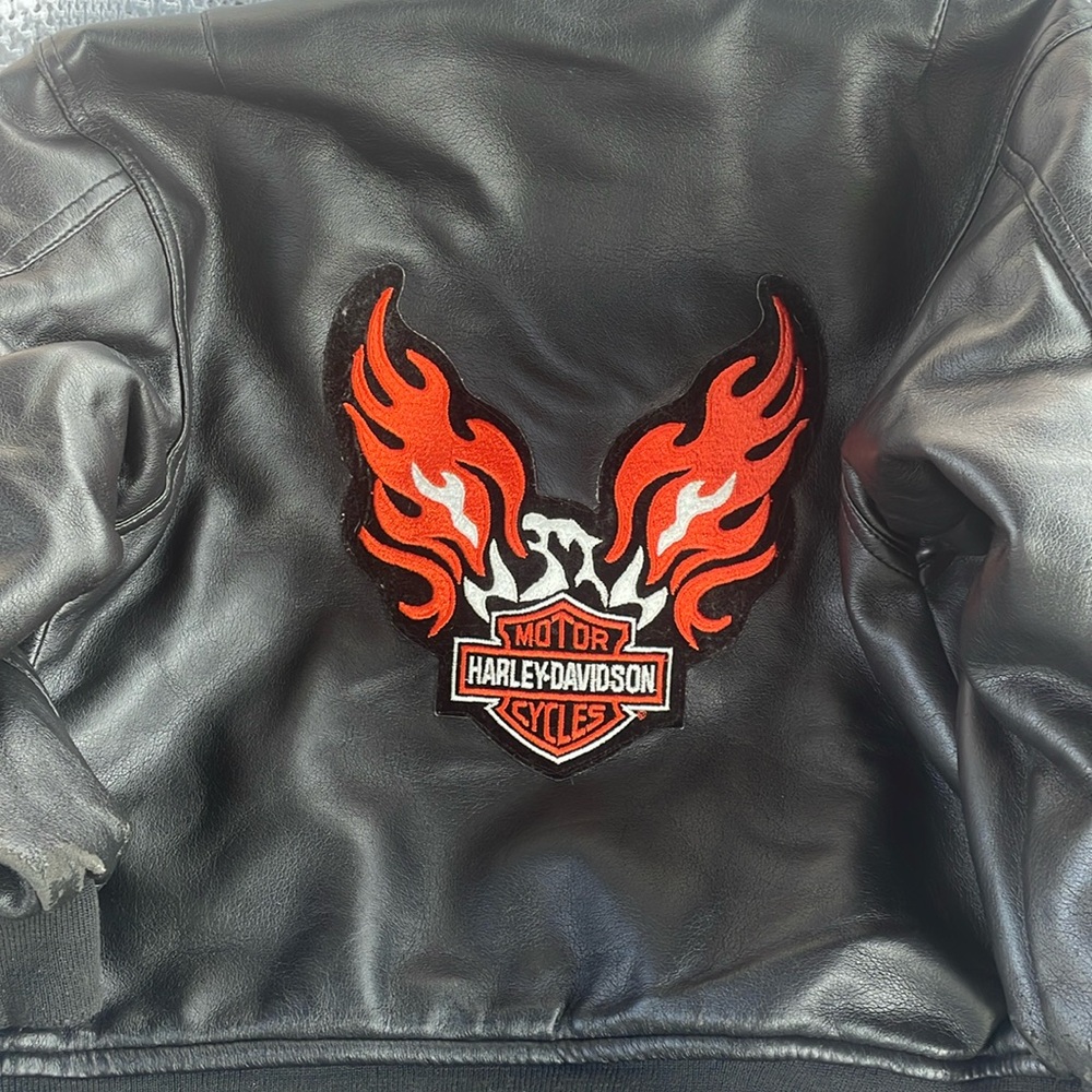 Vintage Harley Davidson kids bomber jacket